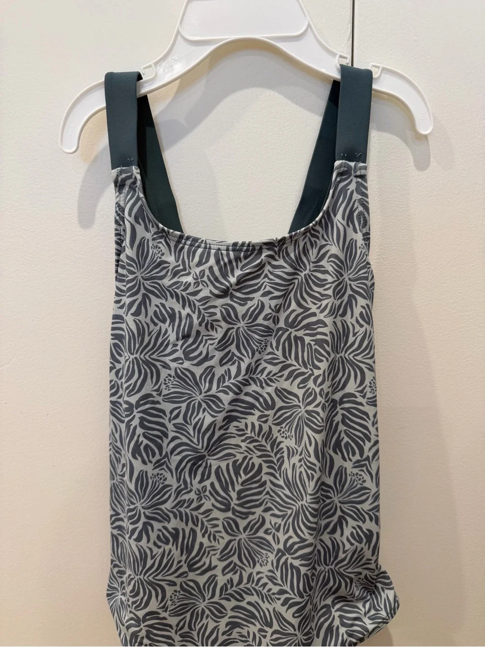 Zara Kids Floral One-Piece Swimsuit in Blue
